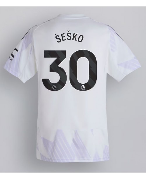 Günstige Manchester United Benjamin Sesko #30 Auswärtstrikot 2025-26 Kurzarm Günstige Manchester United Benjamin Sesko #30 Auswärtstrikot 2025-26 Kurzarm